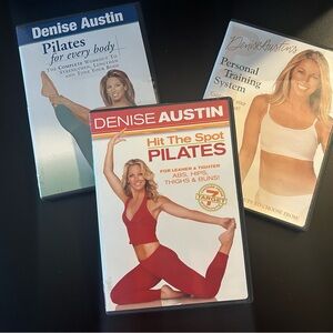 Denise Austin 3 DVD’s Pilates & Personal Training